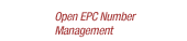 Open EPC Number Management 